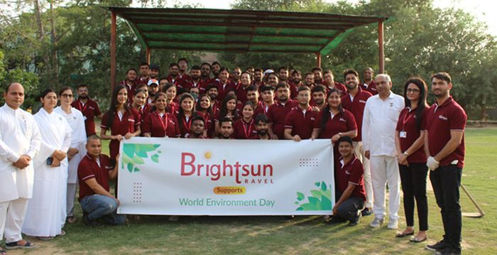 Brightsun Travel Celebrates World Environment Day With Tree Plantation And Cleanliness Drive